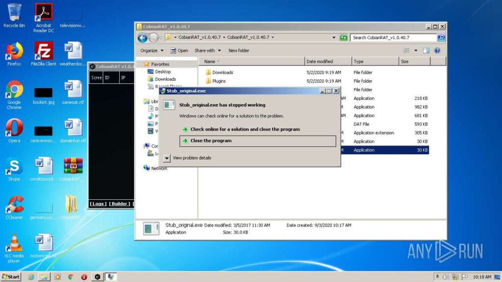 cobian rat working