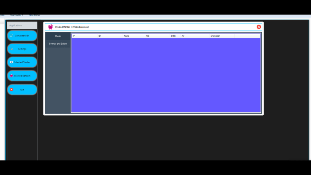 infected zone os stealer and ransomware