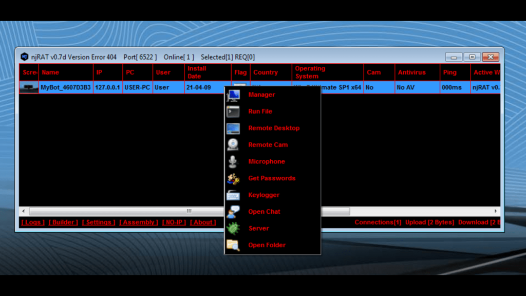 nj rat v0.7d error404