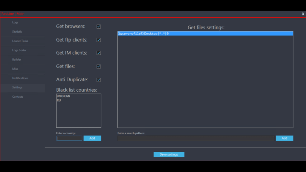 redline stealer workflow