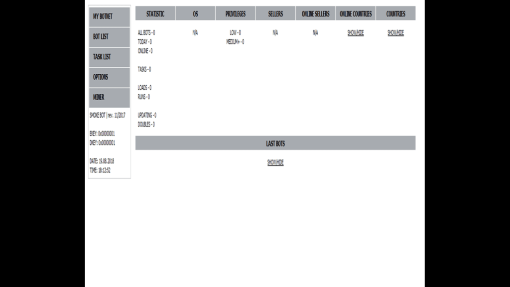 smoke loader botnet with plugins