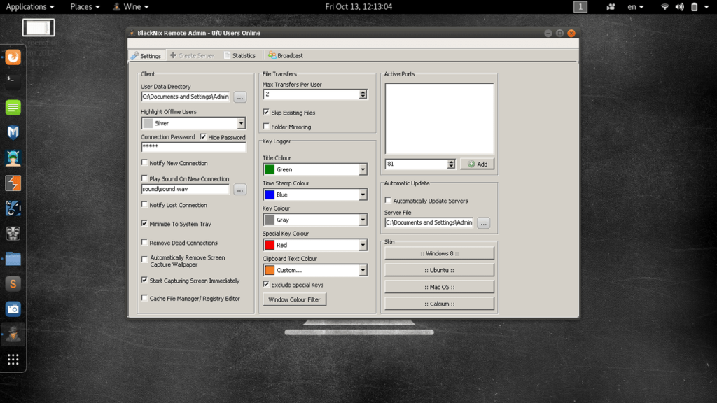 blacknix rat working