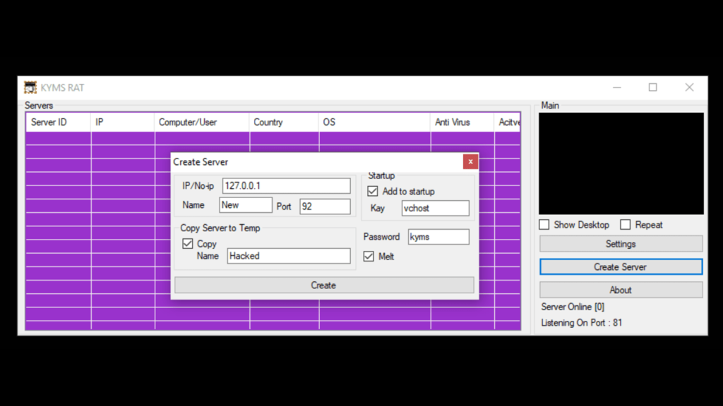 kyms rat v2.8 crack