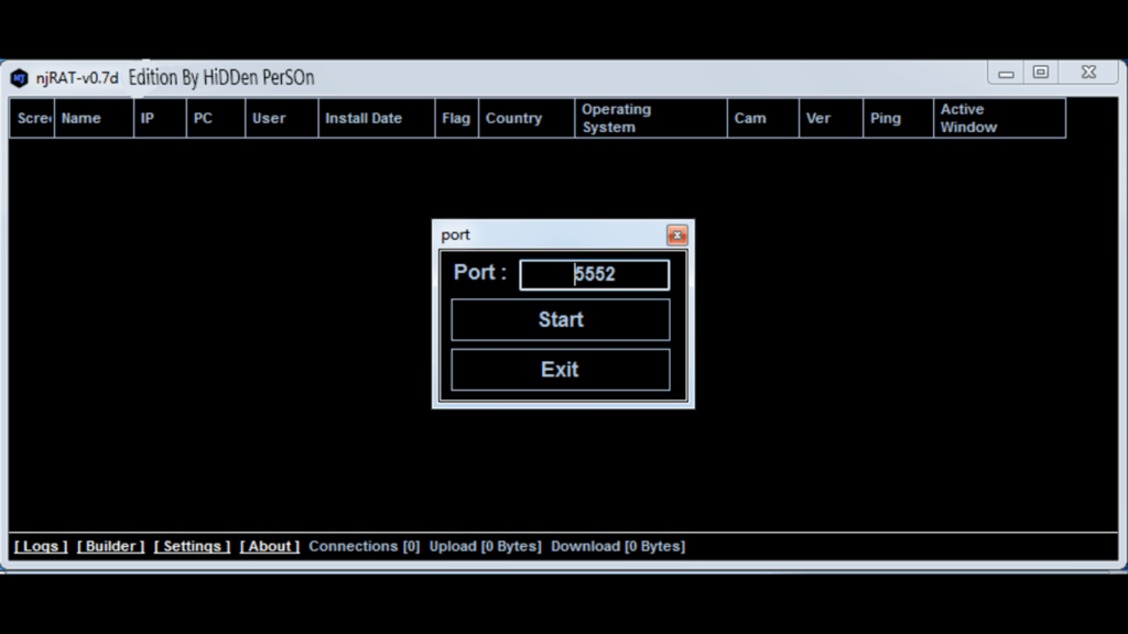 nj rat v0.7d by hidden person