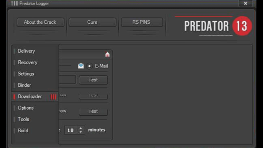 predator pain keylogger