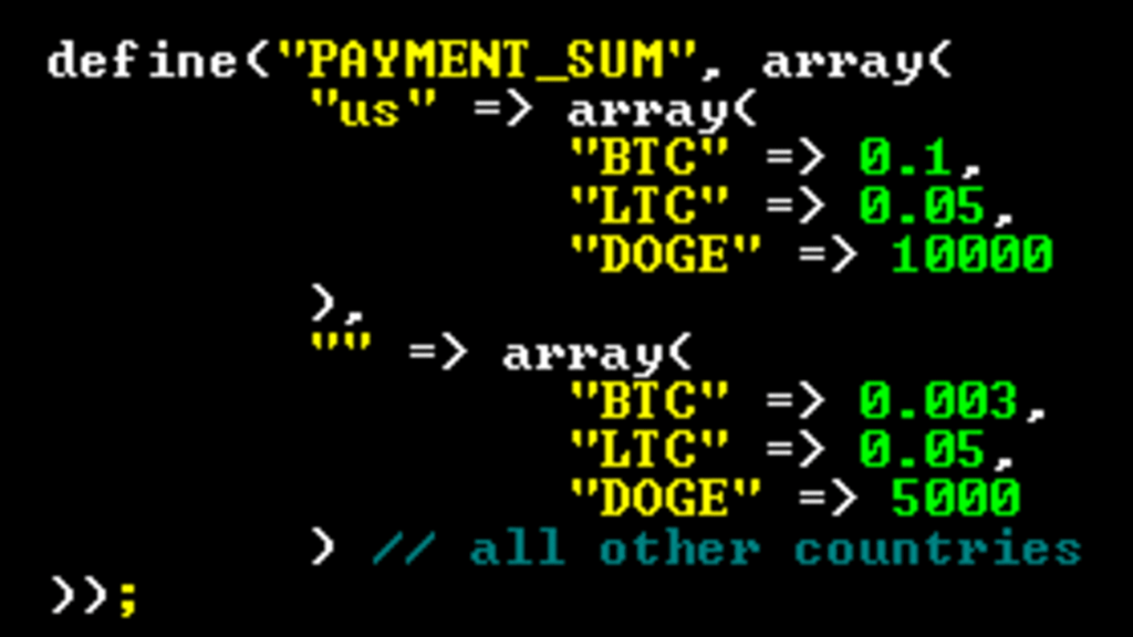 sauron locker payment method