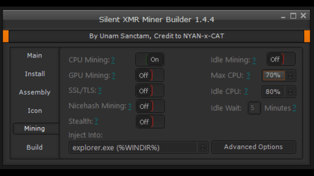 silent xmr miner builder v0.2 crack