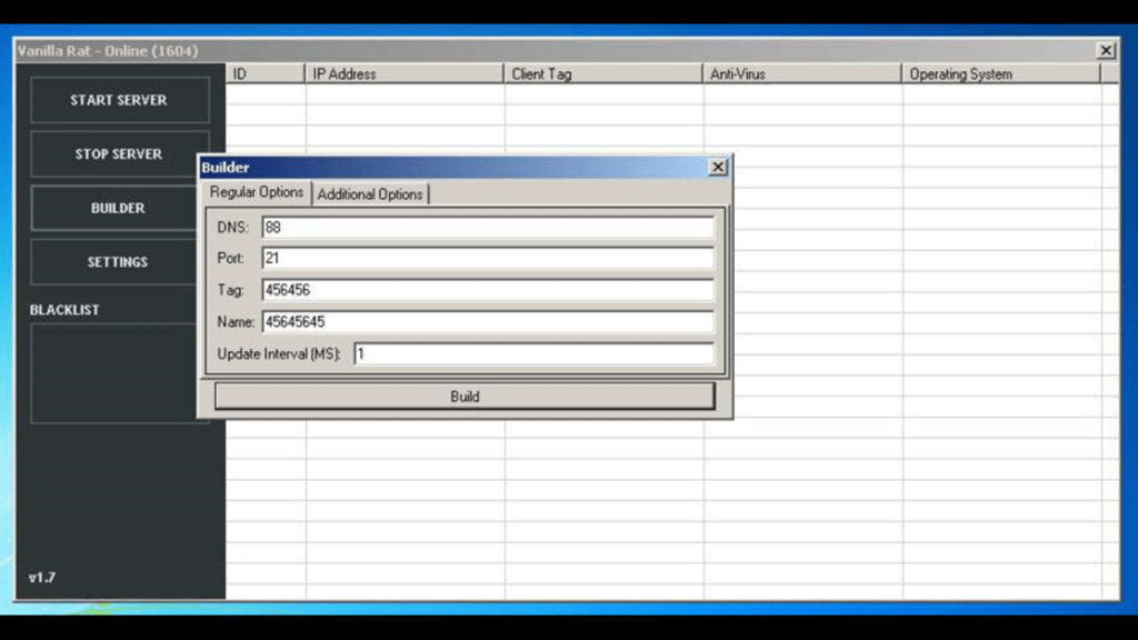 vanila rat 1.7 builder