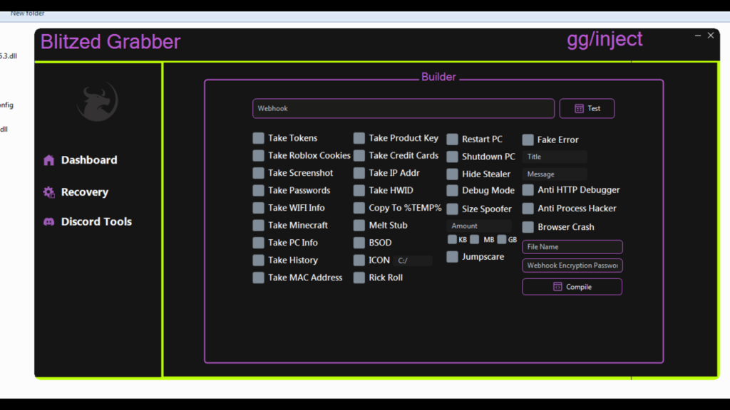 blitzed v95 discord stealer