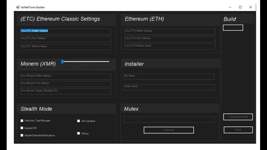 miner cpu gpu builder v1.0.1