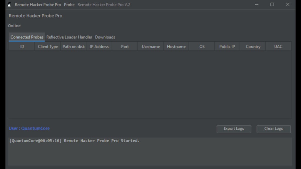 remote hacker probe v.2