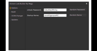 screen lock builder