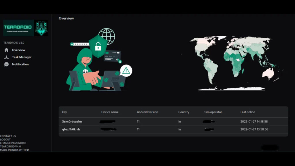 teardroid v4 android botnet