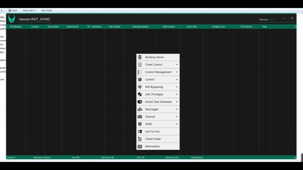 venom rat hvnc 5.0.4