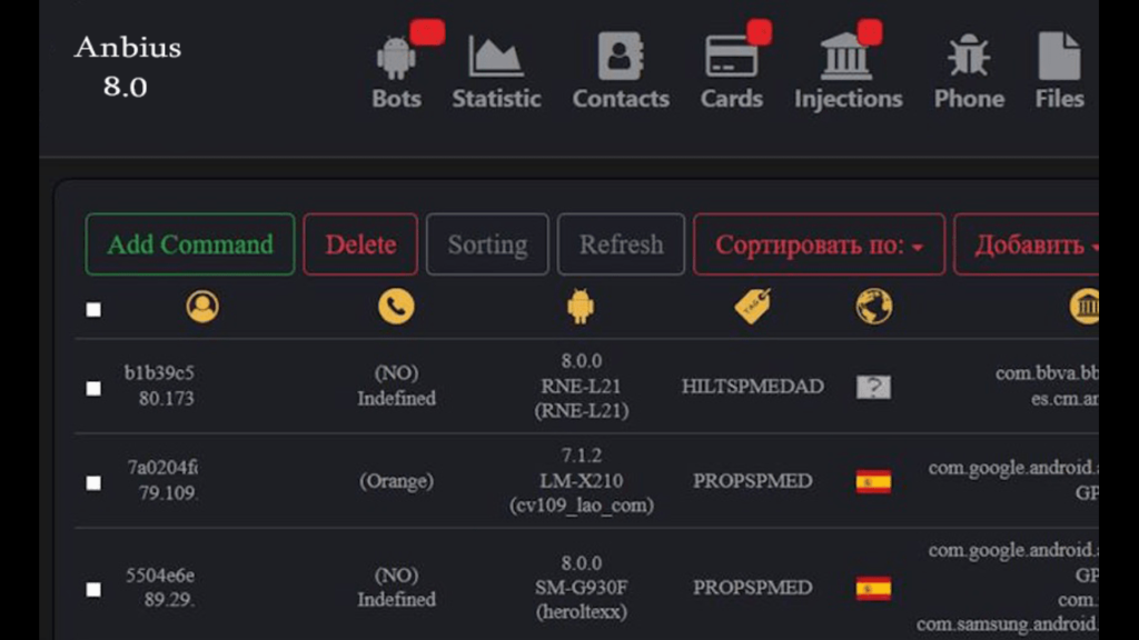 anbius android botnet 8.0