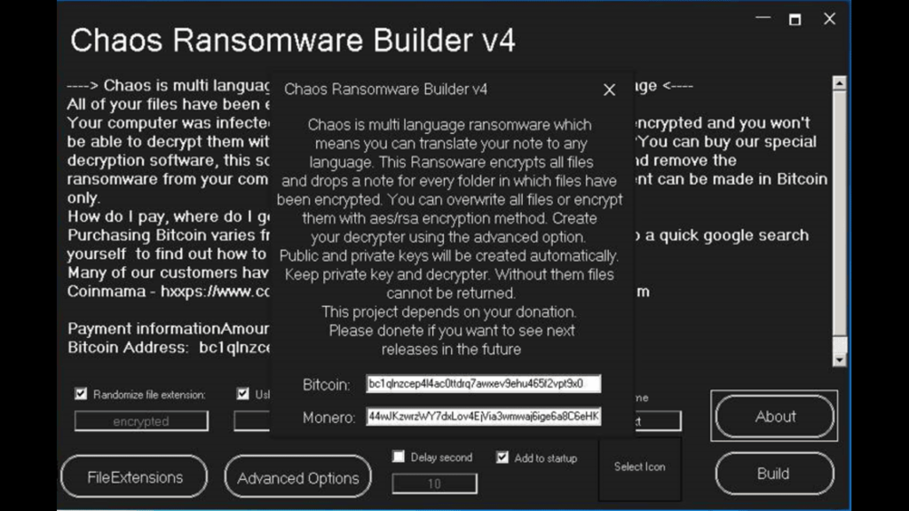 chaos ransomware builder v4 crack