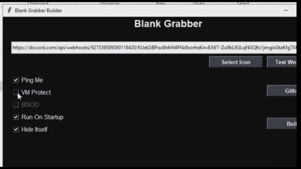 blank grabber builder