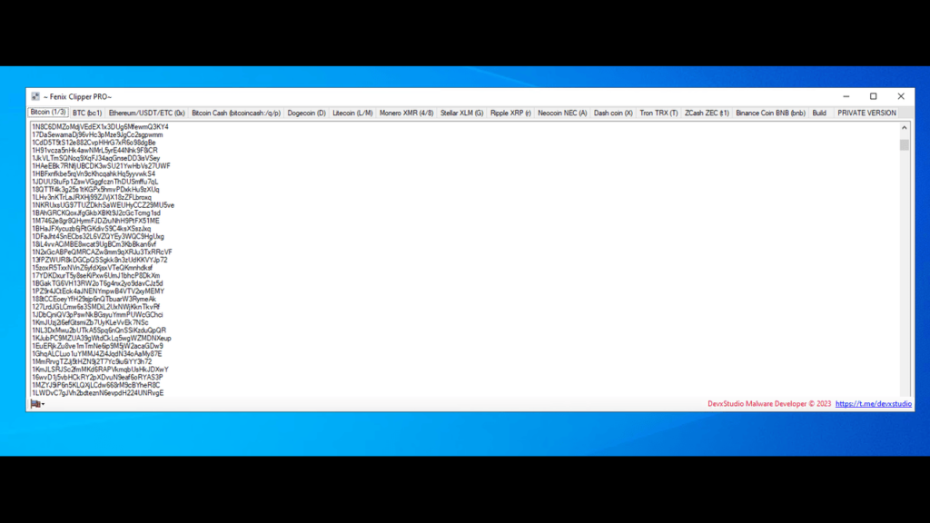fenix clipper malware